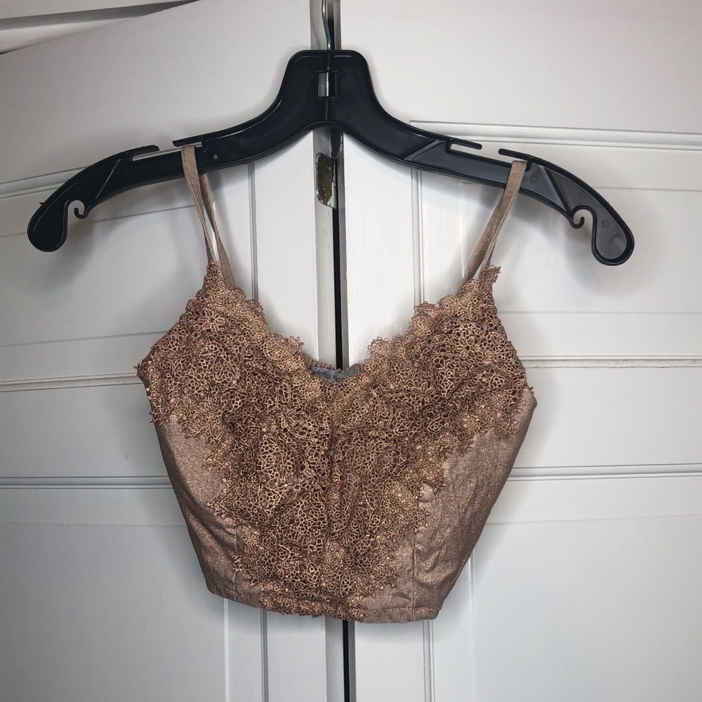 Gold Bralette